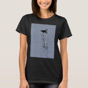 Camiseta Flamingo Silhouette Acrylic Art