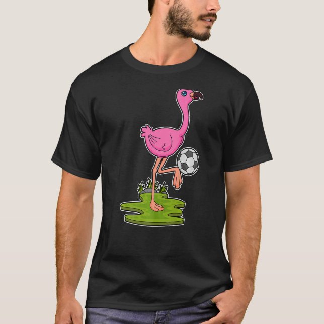 Camiseta Flamingo Soccer Soccer Sports (Anverso)