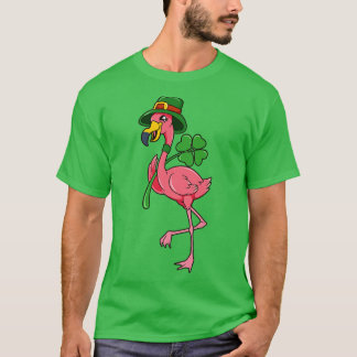 Camiseta Flamingo St Patricks Flamingo