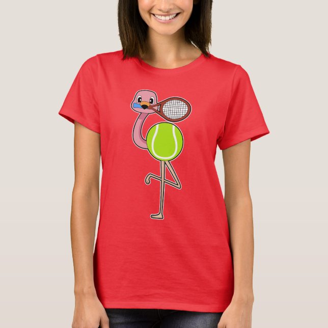 Camiseta Flamingo Tennis (Anverso)
