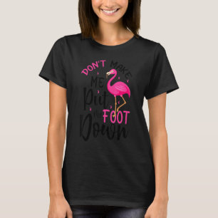 Camiseta Flamingo Tranquiliza A La Rebaño Con El Ave Rosa D