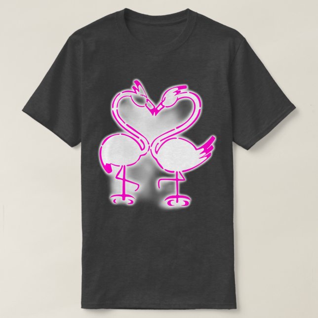 Camiseta flamingo valentina (Diseño del anverso)