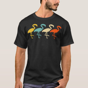 Camiseta Flamingo Vintage Retro Bird Lover 60
