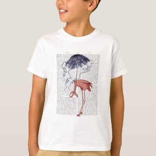 Camiseta Flamingo y Parasol