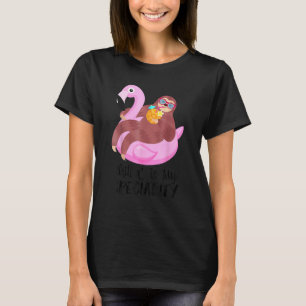 Camiseta Flamingo Y Sloth Chillin' Es Mi Especialidad