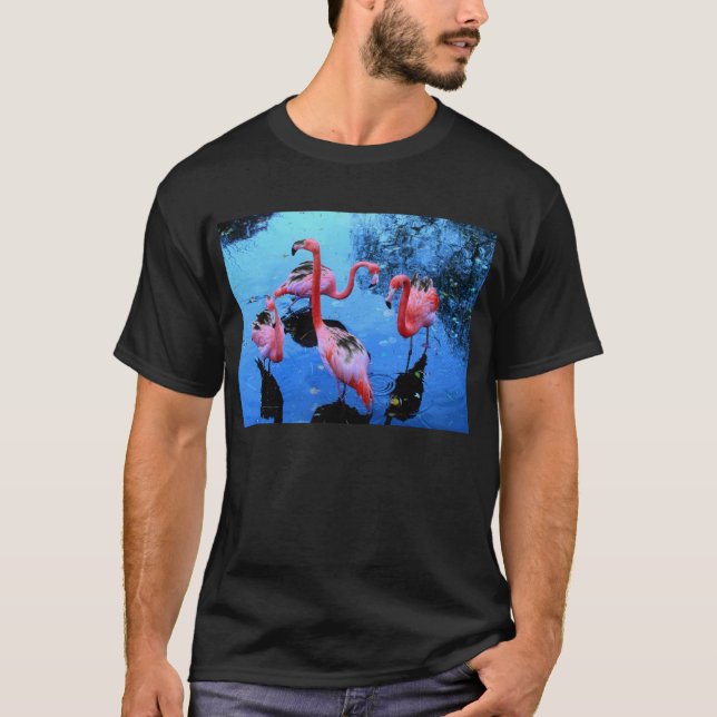 Camiseta Flamingos Dancing (Anverso)