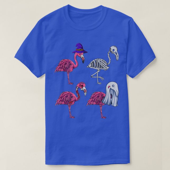 Camiseta Flamingos espeluznantes Flamingo Pink Flamingo Hal (Diseño del anverso)