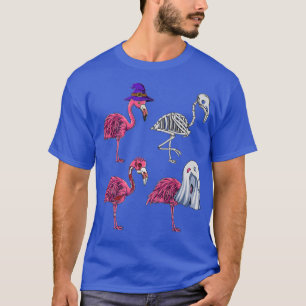 Camiseta Flamingos espeluznantes Flamingo Pink Flamingo Hal