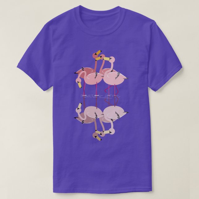 Camiseta Flamingos Flamingo Pink Bird (Diseño del anverso)