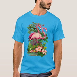 Camiseta Flamingos retro