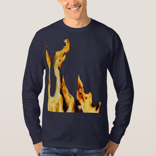 Camiseta Flammen – Flamme – Flame – Flames – Feuer – Fire T (Anverso)