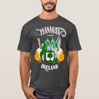 Camiseta Flanagan Family Name English and Irish