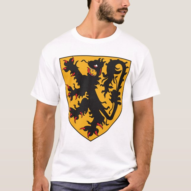 Camiseta Flandes - Escudo de armas (Anverso)