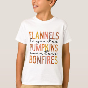 Camiseta Flandes Hayriders Bonfire Pumpkins Leopard Fall