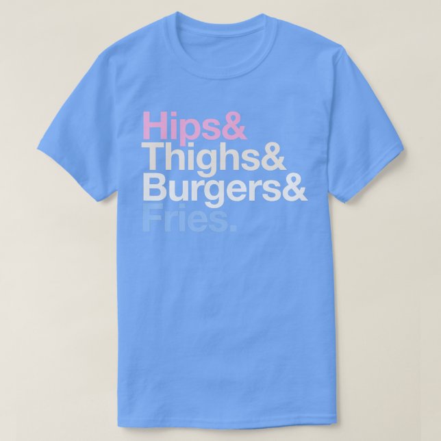 Camiseta Flandes y hamburguesas de caderas Gracioso Verano  (Diseño del anverso)