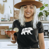 Flannel Adventure Auntie Bear Baby Shower