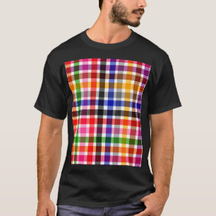 Camiseta Flannel multicolor Twill Plaid Tartán
