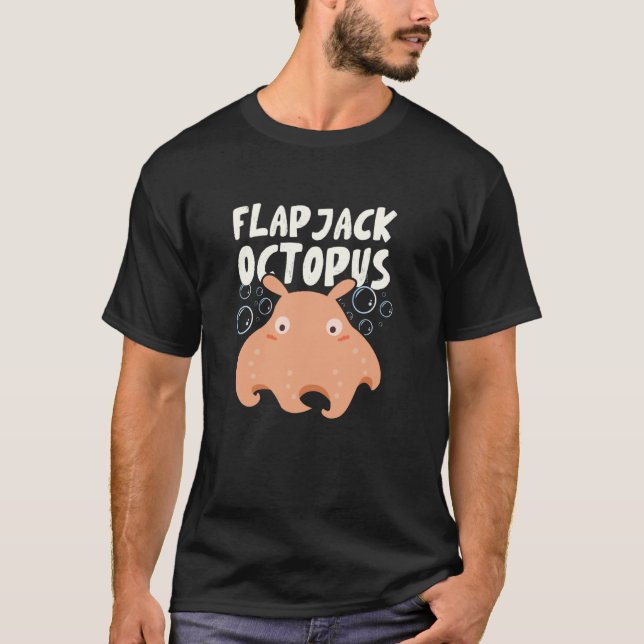 Camiseta Flapjack Octopus flapjack devifish corte animal (Anverso)