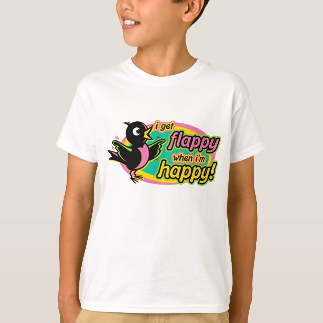 Camiseta Flappy Happy T-Shirt (Anverso)