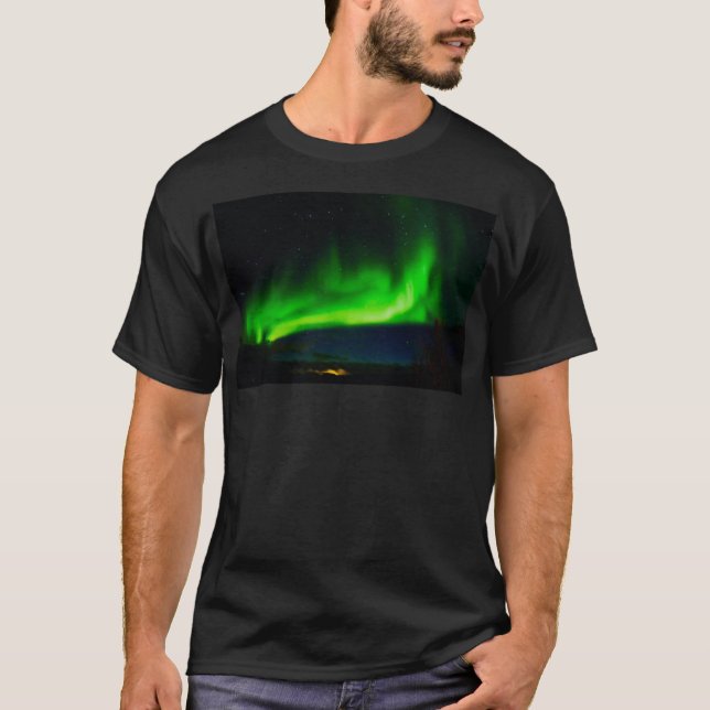 Camiseta Flare de Aurora Loca, bonitas luces del norte (Anverso)