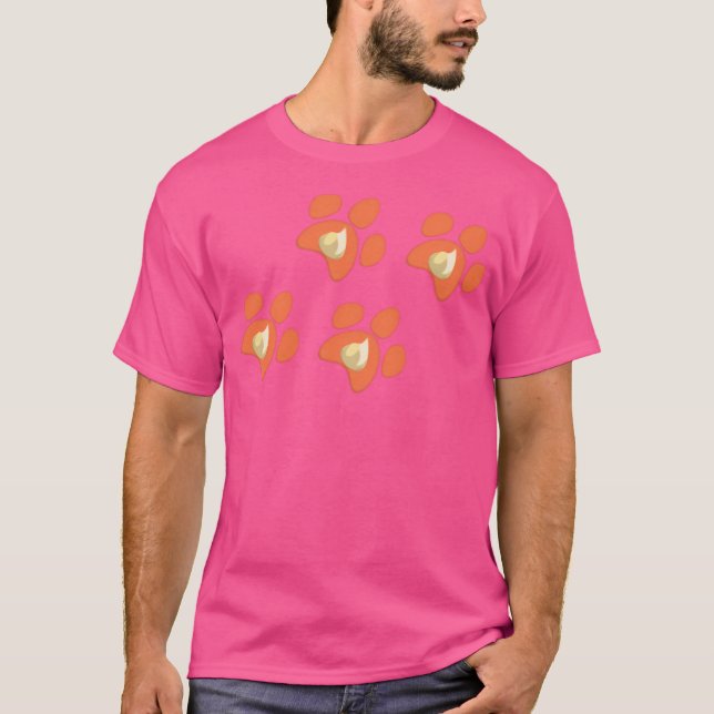 Camiseta Flareon Pawprints (Anverso)