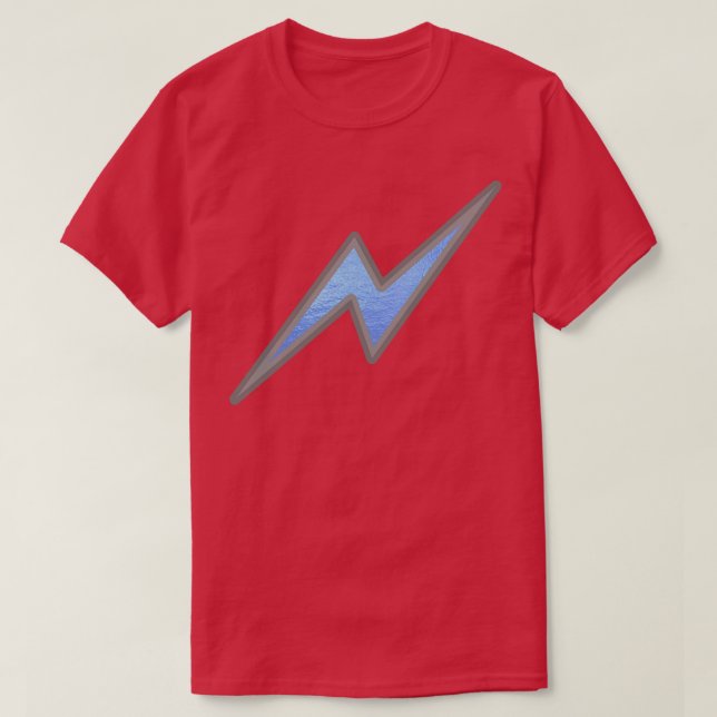 Camiseta Flash azul (Diseño del anverso)