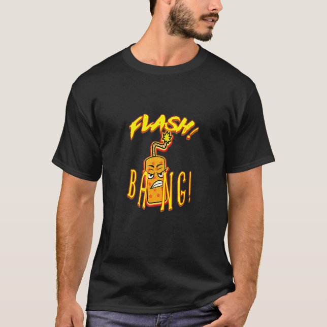 Camiseta Flash Bang 4 De Julio Aparentar Un Nuevo Meme Solo (Anverso)