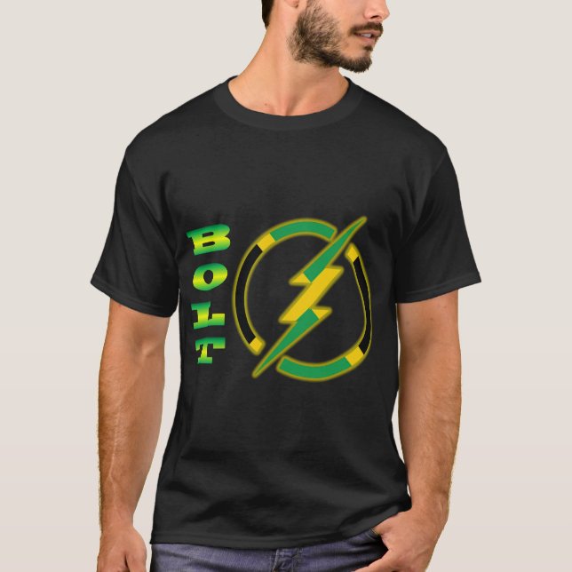 Camiseta Flash Bolt - Hombre más rápido vivo (Anverso)