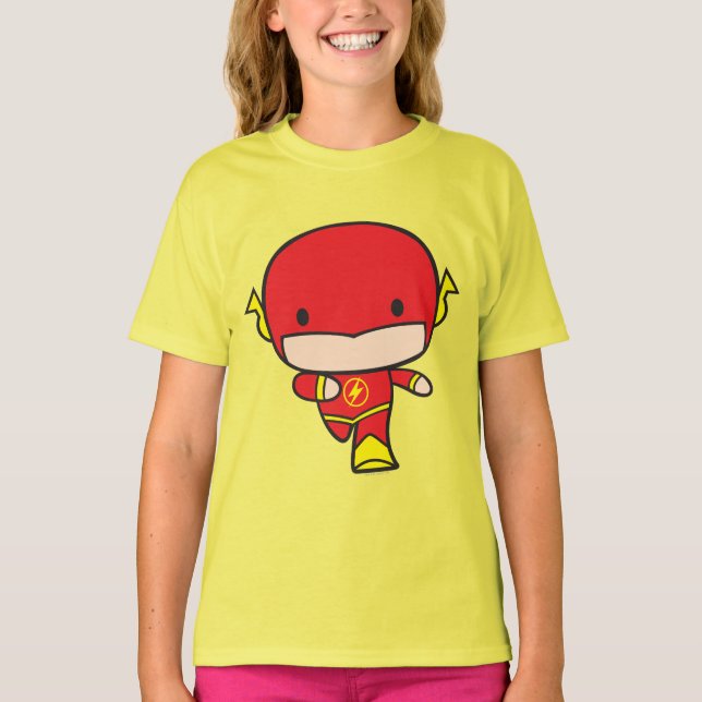 Camiseta Flash Chibi De Dos Partes (Anverso)