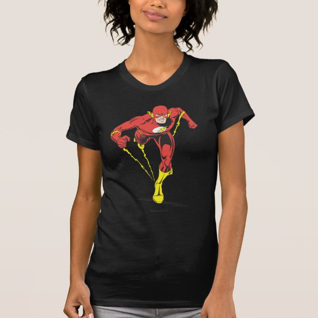 Camiseta Flash corre hacia delante (Anverso)