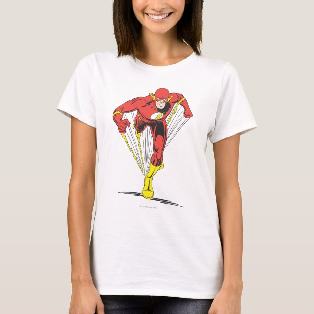 Camiseta Flash corre hacia delante (Anverso)