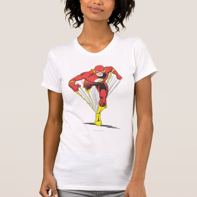Camiseta Flash corre hacia delante (Anverso)