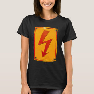 Camiseta Flash de acción de electricista de alto voltaje
