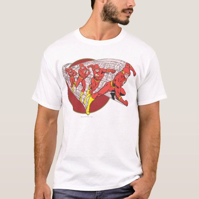 Camiseta Flash En Movimiento (Anverso)