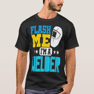 Camiseta Flash Me Soy Un Soldado. Máscara de soldadura