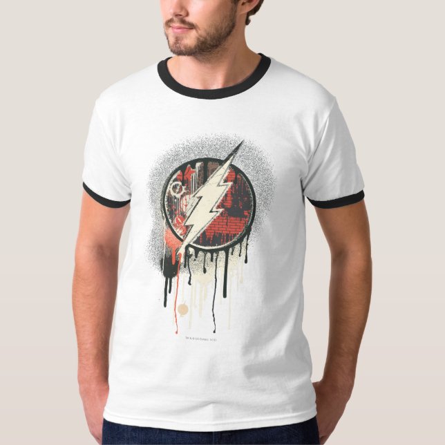 Camiseta Flash - Símbolo de inocencia torcida (Anverso)
