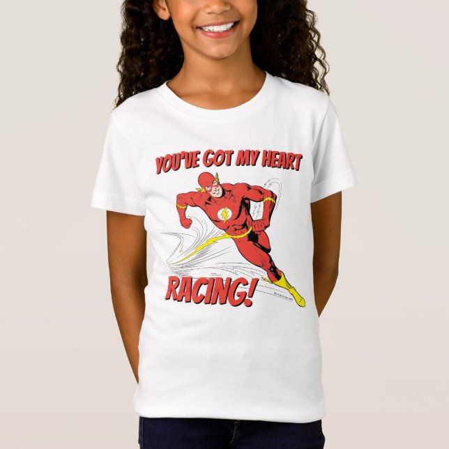 Camiseta Flash - Tienes mi Carreras de corazón Valentine (Anverso)