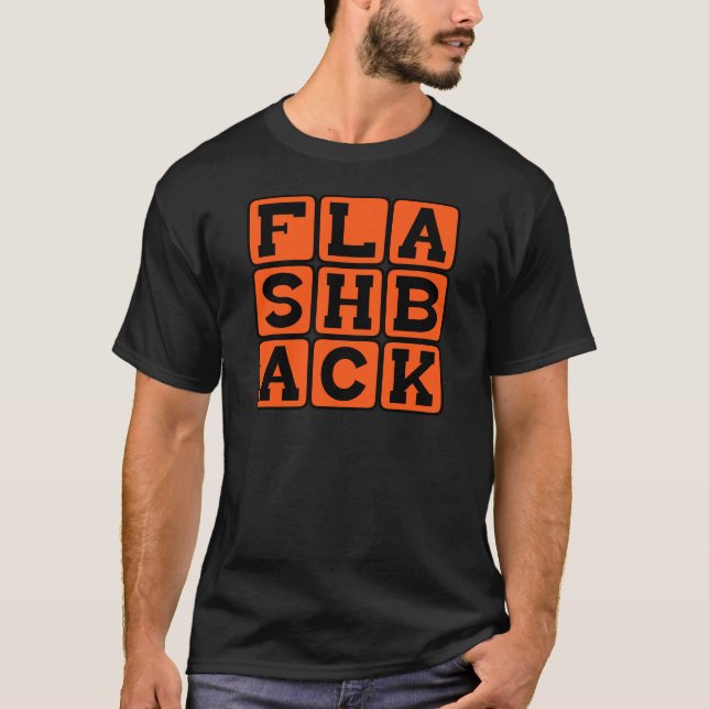 Camiseta Flashback, Memoria Anterior (Anverso)