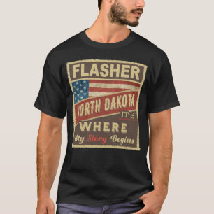 Camiseta FLASHER, ND Es donde comienza mi historia