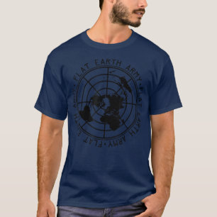 Camiseta Flat Earth Army Gift Conspiracy Science Flat Earth