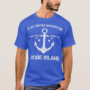 Camiseta FLAT RIVER RESERVOIR RHODE ISLAND Funny Fishing Ca