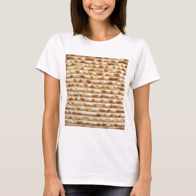 Camiseta Flatbread de la galleta del Matzah (Anverso)