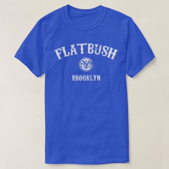 Camiseta Flatbush Brooklyn Vintage Style (Diseño del anverso)