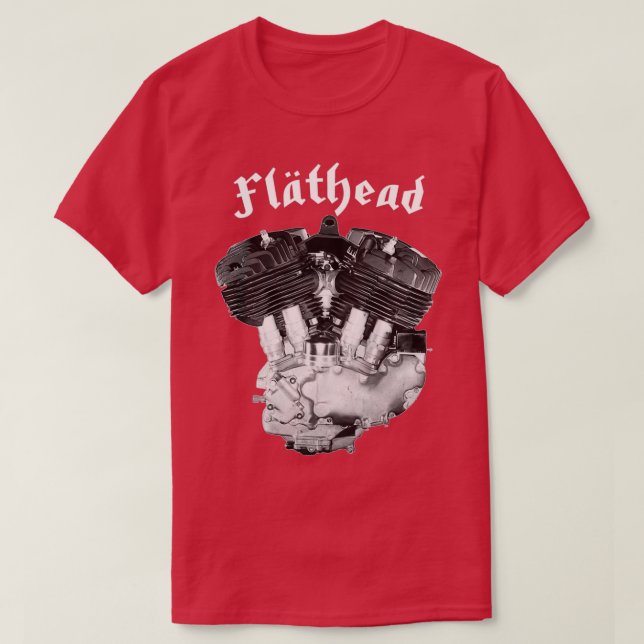 CAMISETA FLATHEAD (Diseño del anverso)