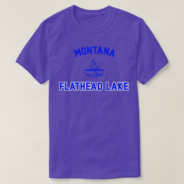 CAMISETA FLATHEAD LAKE MONTANA 2 (Diseño del anverso)