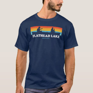 Camiseta Flathead Lake Montana Canoe