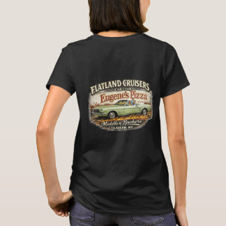 Camiseta Flatland Cruisers Car Club–Eugene's Pizza