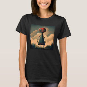 Camiseta Flatwoods Monster Braxie 1952 Creepy Alien Cryptid