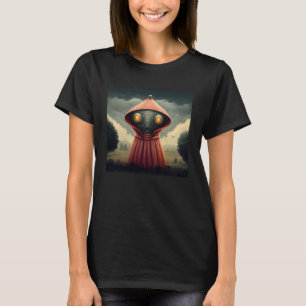 Camiseta Flatwoods Monster Braxie 1952 Creepy Alien Cryptid