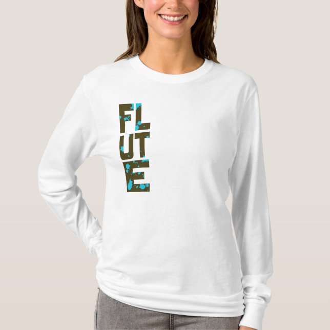 Camiseta Flauta asimétrica (Anverso)